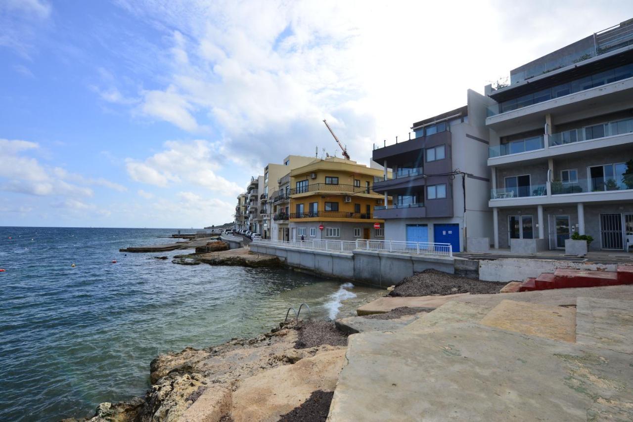 Beachfront With Seaviews Apartment No56 Award Winner Unbeatable Location For Closeness To The Sea Ideal For Guests Looking For Winter Spring And Autumn Breaks In Sunny Malta Also Ideal For Coastal Hikers Mellieħa Buitenkant foto